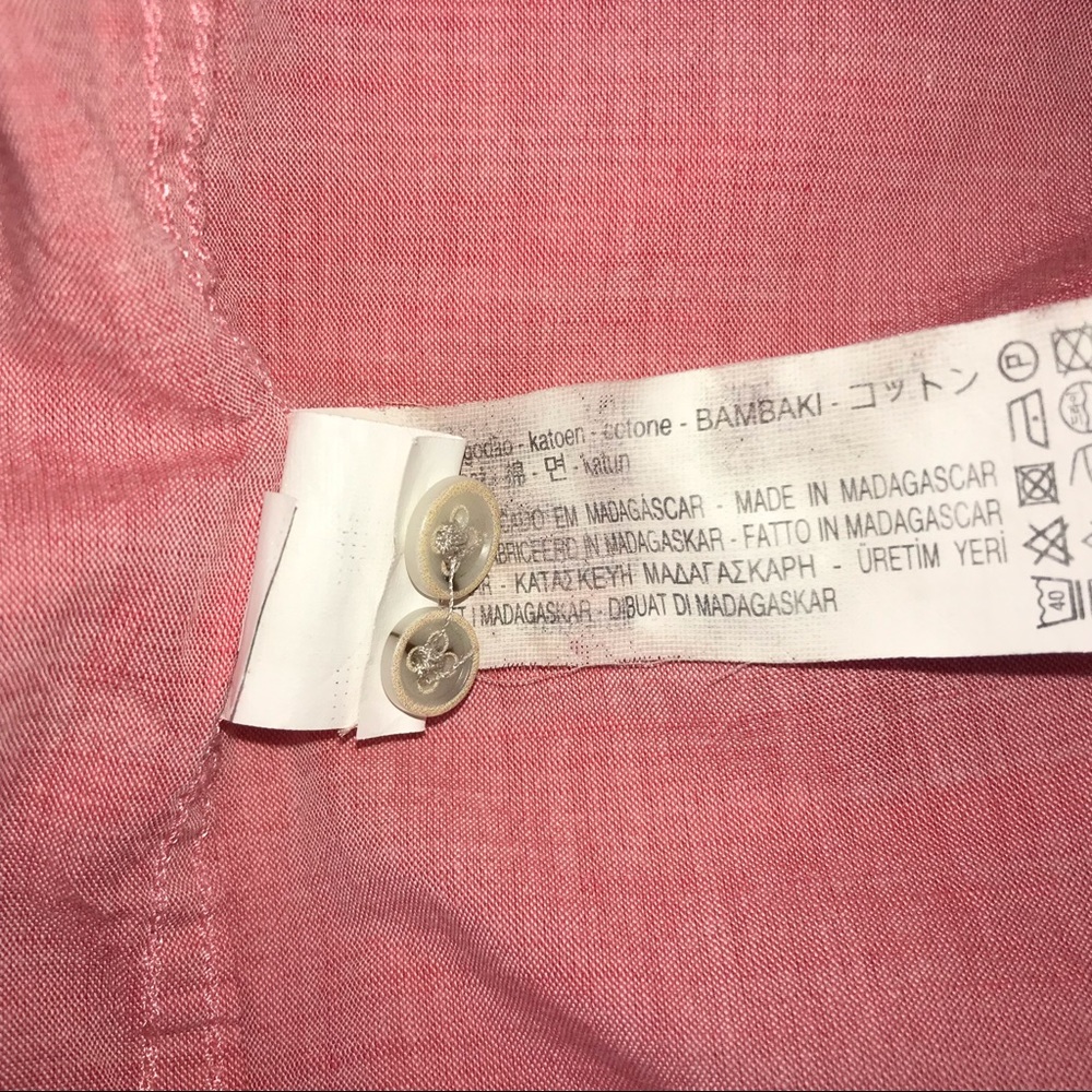 ZARA MAN regular fit Long Sleeve button down dress shirt LARGE - Picture 9 of 14